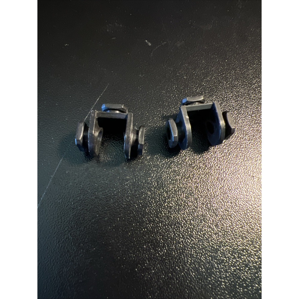 "Vintage" Fisher-Price Construx Building Toys BLACK CONNECTOR NUTS 1984 Lot Of 2
